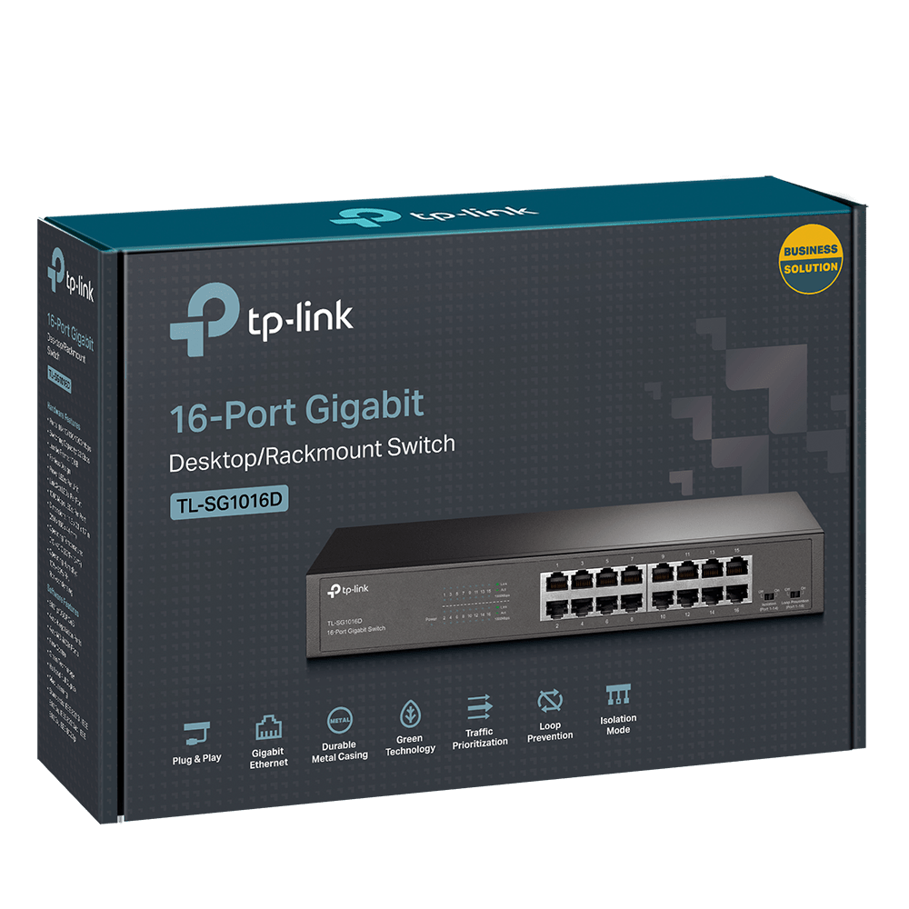 TP-Link TL-SG1016DE 16-Port Gigabit Easy Smart Switch by TP Link