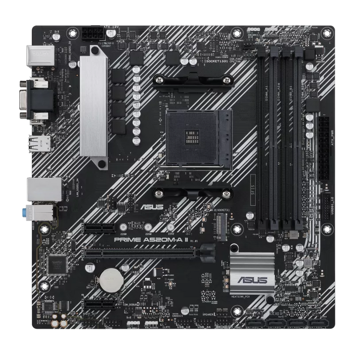 Asus PRIME A520M-A II AM4 DDR4 M-ATX Motherboard
