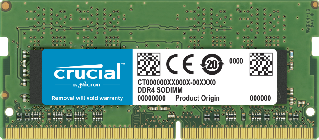 Crucial 32GB (1x32GB) 3200MHz DDR4 SODIMM