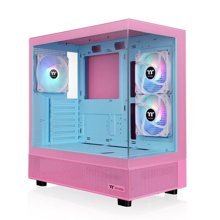 Thermaltake View 270 PLUS TG ARGB Mid Tower Case Bubble Pink Edition