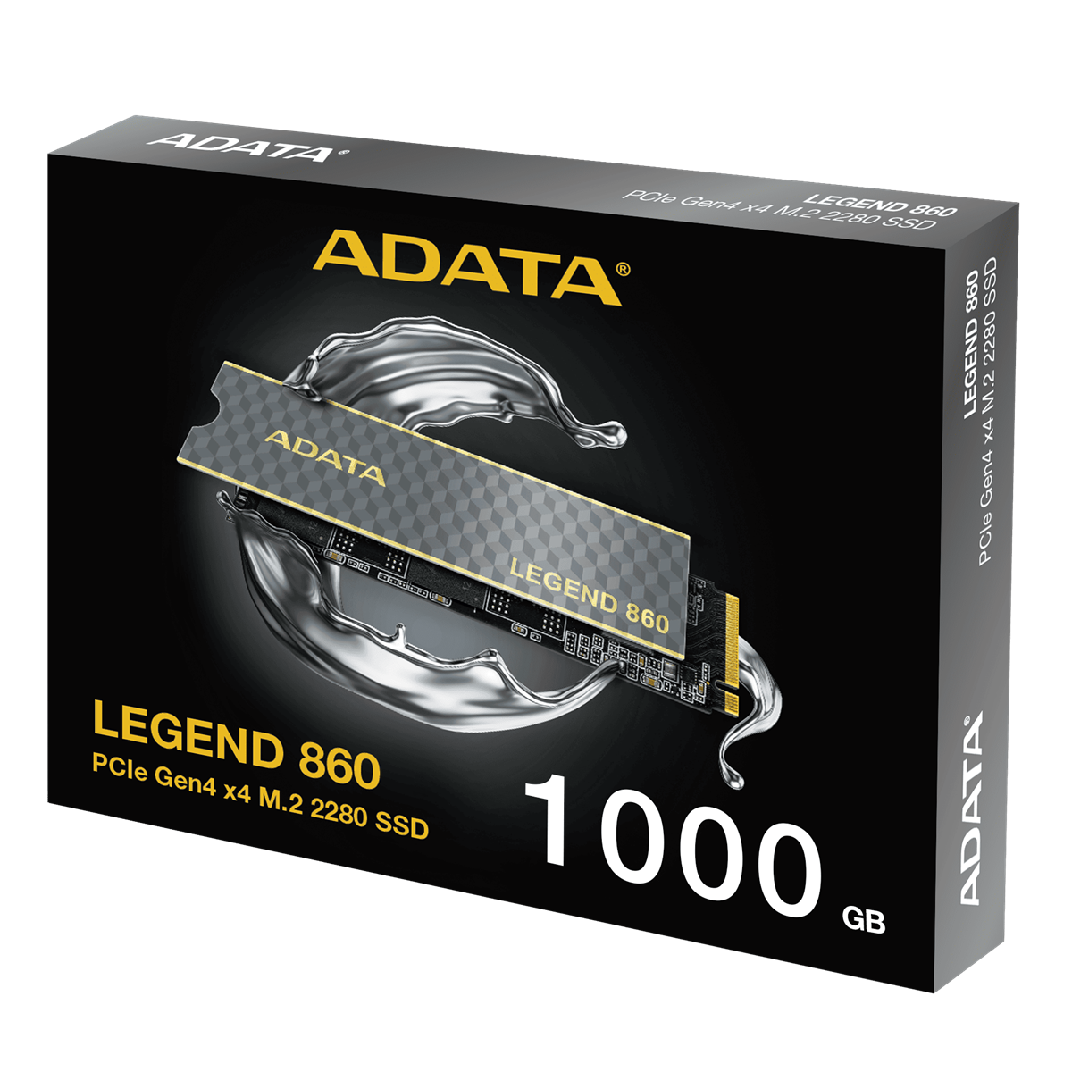 ADATA LEGEND 860 1TB M.2 NVMe Internal SSD PCIe Gen 4 -6000MB/s Read-4000MB/s Write - 5 years Warranty