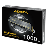 ADATA LEGEND 860 1TB M.2 NVMe Internal SSD PCIe Gen 4 -6000MB/s Read-4000MB/s Write - 5 years Warranty