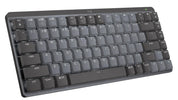 Logitech MX Mechanical Mini Wireless Keyboard, Graphite, MX Clicky