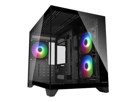 Cougar FV150 Mini RGB Micro-ATX Mid-Tower Case - Black by Cougar