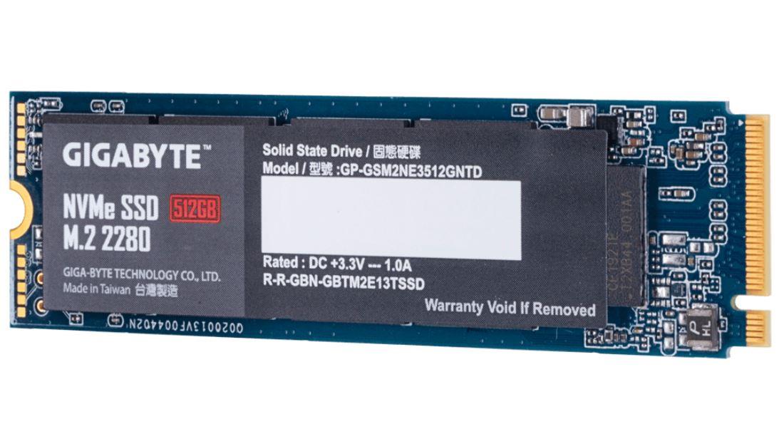 Gigabyte 512GB M.2 PCIe NVMe SSD