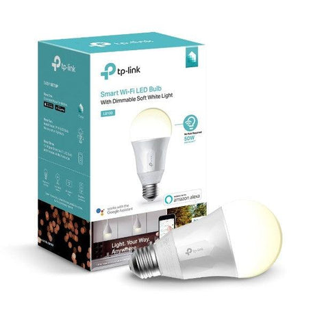 TP - Link Smart WiFi White LED Light Bulb 600Lm - IT Warehouse