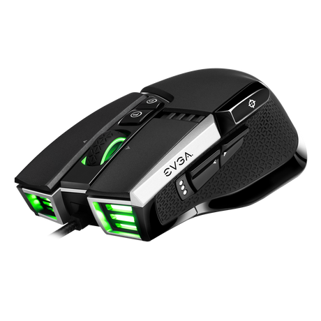 EVGA X17 Gaming Mouse, 8k, Wired, Black, Customizable - Electronics > Electronics Accessories > Computer Components > Input Devices > Mice & Trackballs from EVGA
