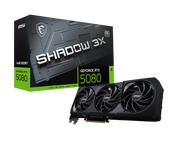 MSI GeForce RTX 5080 16G SHADOW 3X OC Graphics Card