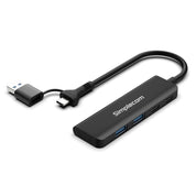 Simplecom CH385 SuperSpeed USB-A and USB-C 4-Port Combo Hub