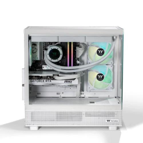 Thermaltake Horizon Pro V2 Ryzen 5 7600 GeForce RTX 5070 2TB SSD 32GB RAM W11H Gaming Desktop PC - Snow Edition by Thermaltake