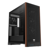 Thermaltake S370 WS Mesh Mid Tower Case Wood Edition Black by Thermaltake