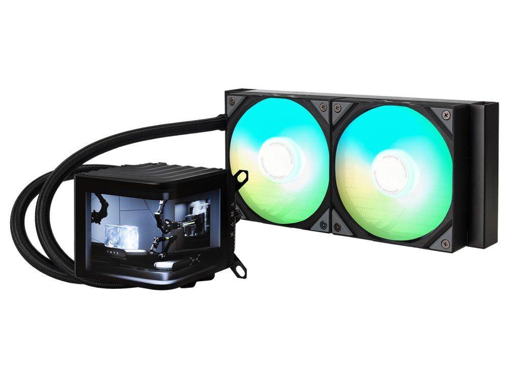 TRYX PANORAMA 240mm AIO Liquid Cooler ARGB Black