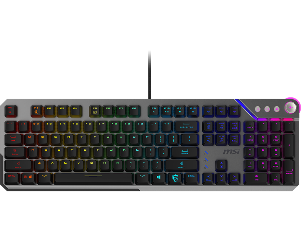 MSI Strike 600 SILENT RGB Mechanical Gaming Keyboard