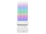 Thermaltake TtMod Sleeved 240mm ARGB PSU Cable - Snow Edition by IT Warehouse