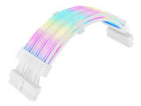Thermaltake TtMod Sleeved 240mm ARGB PSU Cable - Snow Edition by IT Warehouse