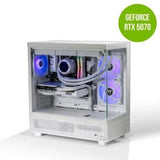 Thermaltake Horizon Pro V2 Ryzen 5 7600 GeForce RTX 5070 2TB SSD 32GB RAM W11H Gaming Desktop PC - Snow Edition by Thermaltake