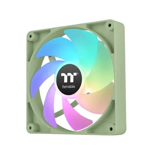 Thermaltake CT120 ARGB Sync Performance PWM Fan (up to 2000RPM) Matcha Green Edition - 2 Fan Pack by Thermaltake