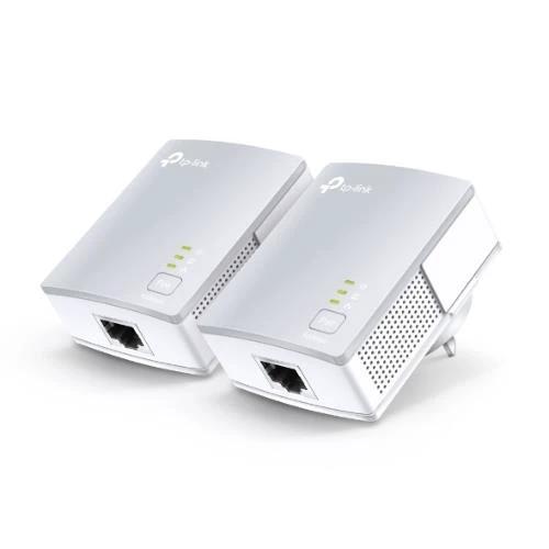 TP-Link TL-PA411 KIT AV600 Nano Powerline Adapter Starter Kit HomePlug AV 1x100Mbps LAN 300m Range Miniature by TP Link