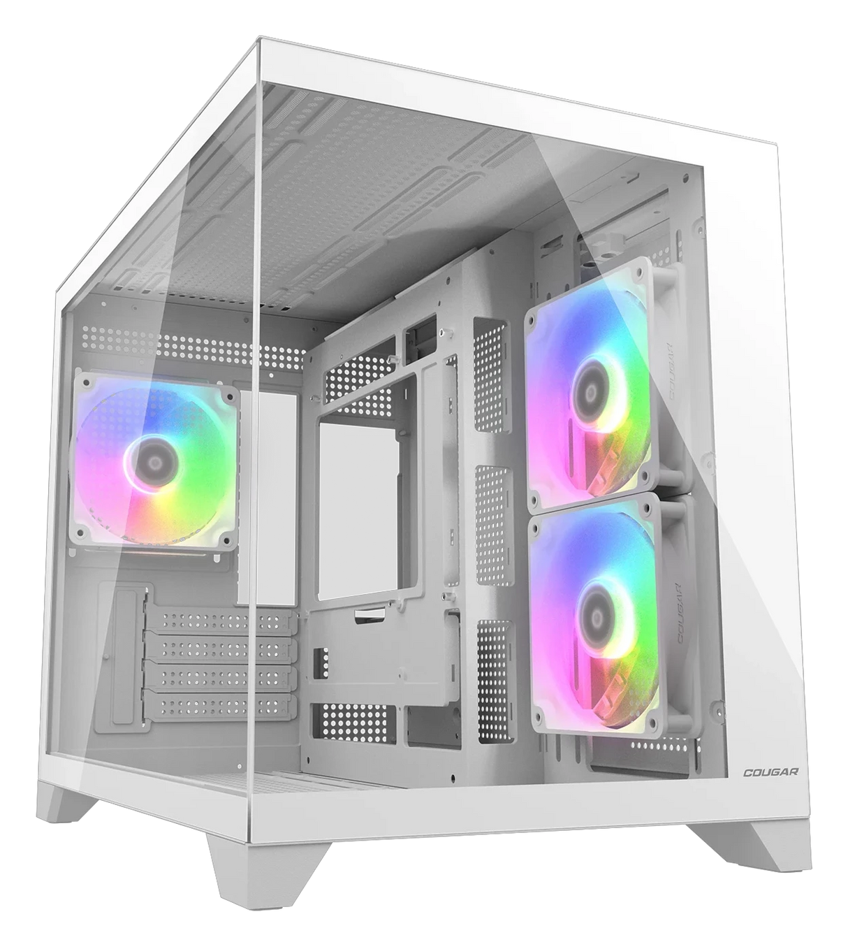 Cougar FV150 Mini RGB Micro-ATX Mid-Tower Case - White by Cougar