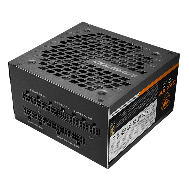 Cougar GEX X2 Series 1000W 80+ Gold PCIe 5 ATX 3.0 Fully Modular Power Supply