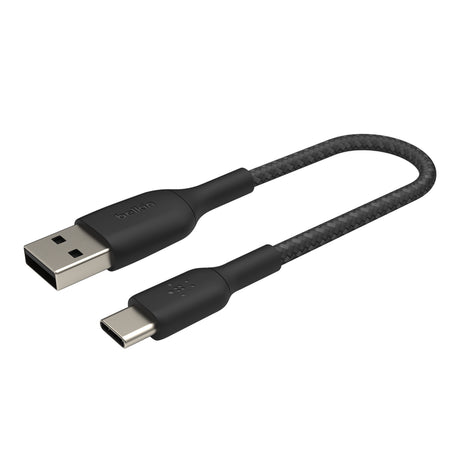 Belkin BoostCharge Braided USB-C to USB-A Cable 15cm