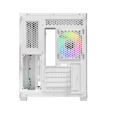 OCYPUS Iota C50 WHITE mATX case curve panel with digital display