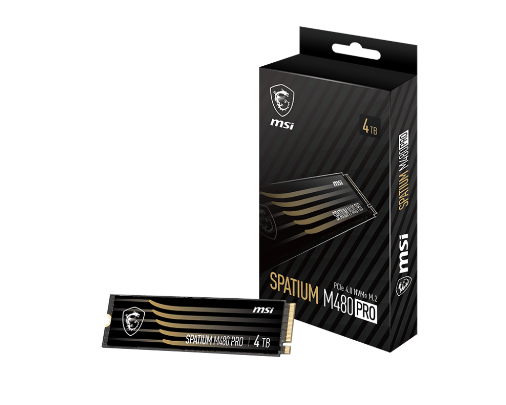 MSI Spatium 2TB M480 Pro M.2 NVMe Gen4 SSD