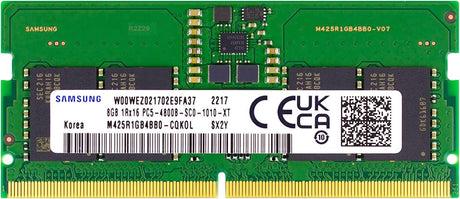 Samsung 8GB DDR5 4800MHz SODIMM PC5-38400 CL40 1Rx16 1.1V SO-DIMM - Electronics > Electronics Accessories > Memory > RAM from Samsung