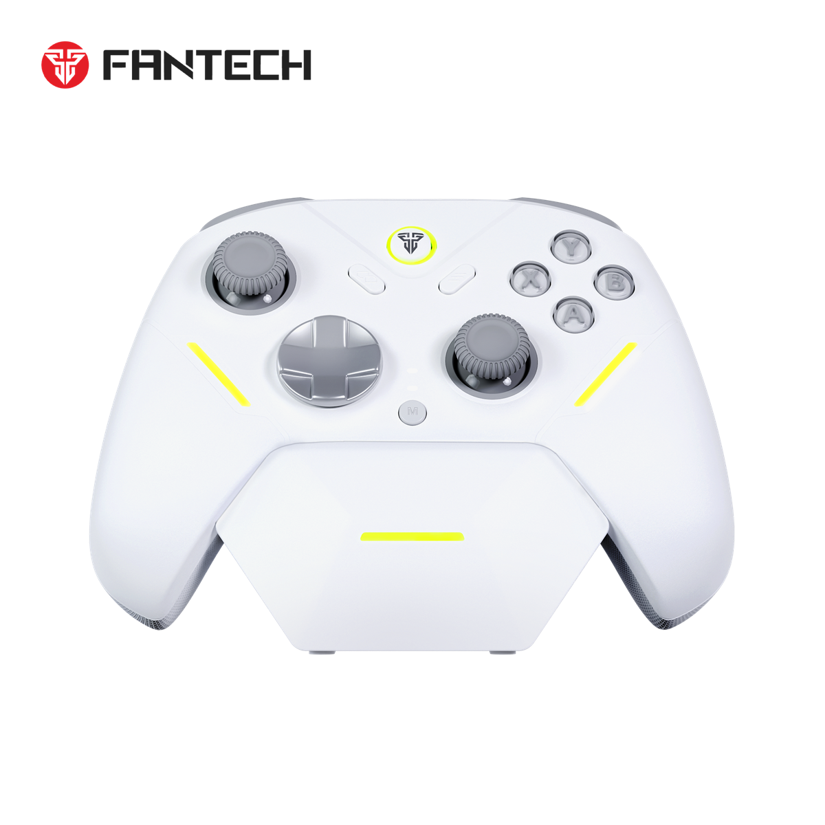 Fantech ZENITH PRO Wireless Gamepad RGB Multi-Platform Game Controller with Charging Dock (White) by Fantech