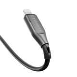 Cygnett Armoured Lightning to USB-C (2.0) Cable (1M) - Black