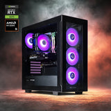 Thermaltake Infinity PRO V7 Desktop PC AMD Ryzen 5 7500F 32GB RAM 1TB SSD RTX 5070 W11 - V350 Black
