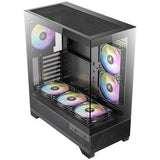 Antec CX700 ARGB Black, ATX, USB Type-C 3.2 Gen 2, Tool Free Panels, Vertical Cooling, 3x 120mm PWM ARGB Fans