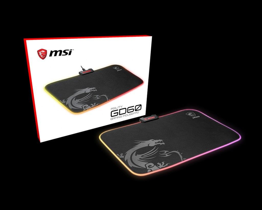 MSI Agility RGB Gaming MousePad - Electronics > Electronics Accessories > Computer Accessories > Mouse Pads from MSI