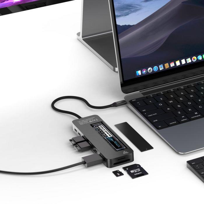 Simplecom CHT595 9-in-1 USB-C Multiport Docking Station with NVMe M.2 Enclosure by Simplecom