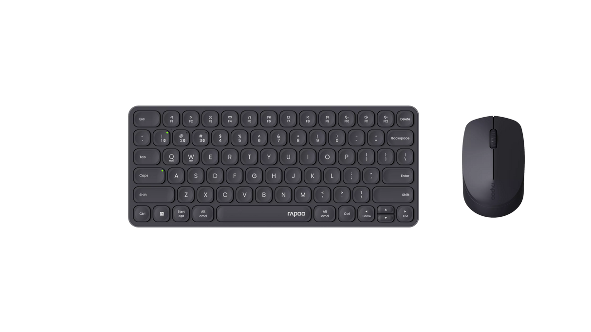 RAPOO X9010M Multi-mode Aluminium Base, Wireless Ultra-slim Combo Set