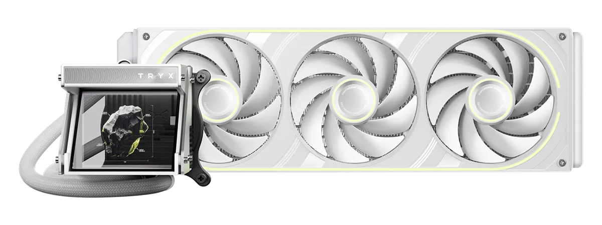 TRYX HOLO ARGB 360mm AIO Liquid Cooler - White