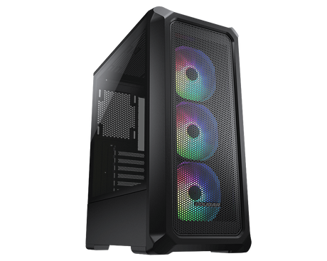 Cougar Archon 2 MESH RGB BLACK ARGB Mid Tower 3x ARGB Fans - Electronics > Electronics Accessories > Computer Components > Desktop Computer & Server Cases from Cougar