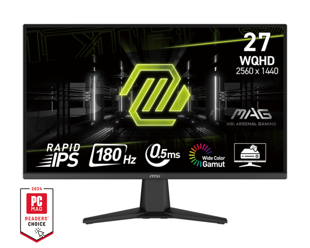 MSI MAG 275QF 27inch 180Hz QHD Rapid IPS Gaming Monitor