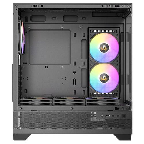 Antec CX700 ARGB Black, ATX, USB Type-C 3.2 Gen 2, Tool Free Panels, Vertical Cooling, 3x 120mm PWM ARGB Fans