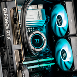 Thermaltake Citadel 300 Pro Desktop PC Intel Core i5-14600KF 32GB RAM RTX 5070 W11H - Tower 300 Black