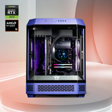Thermaltake Citadel 600 Pro Desktop PC AMD Ryzen 5 7600 32GB RAM RTX 5070 W11H - Tower 600 Future Dusk