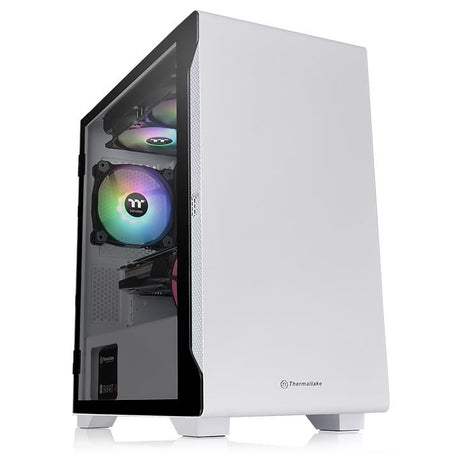 Thermaltake S100 Tempered Glass Micro-ATX Case-Snow Edition - Electronics > Electronics Accessories > Computer Components > Desktop Computer & Server Cases from Thermaltake