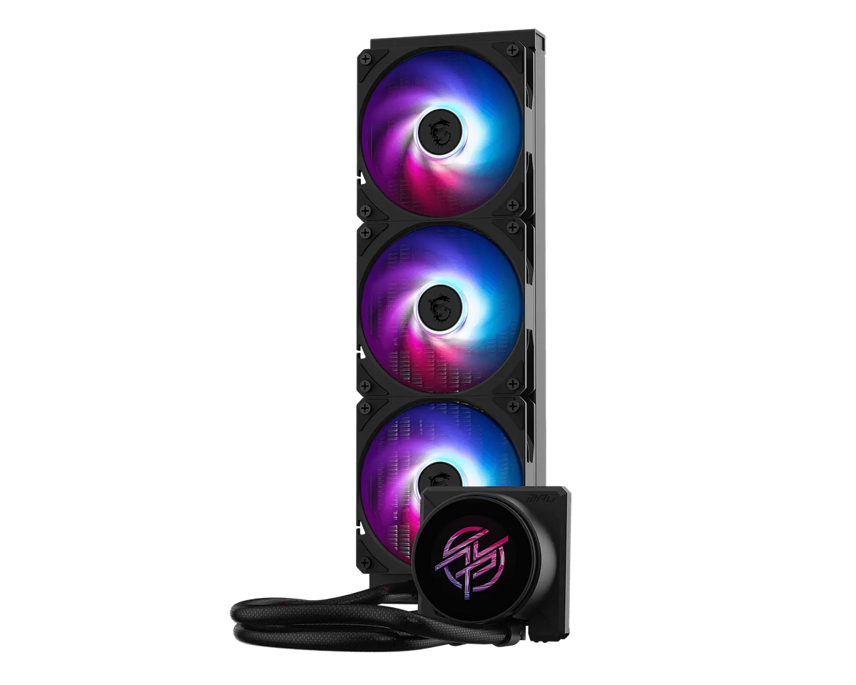 MSI MPG CORELIQUID P22 360mm AIO Liquid Black CPU Cooler