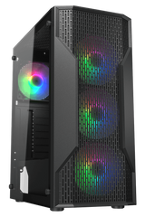 Cougar MX110 Fixed RGB Midi case 4x RGB Fans