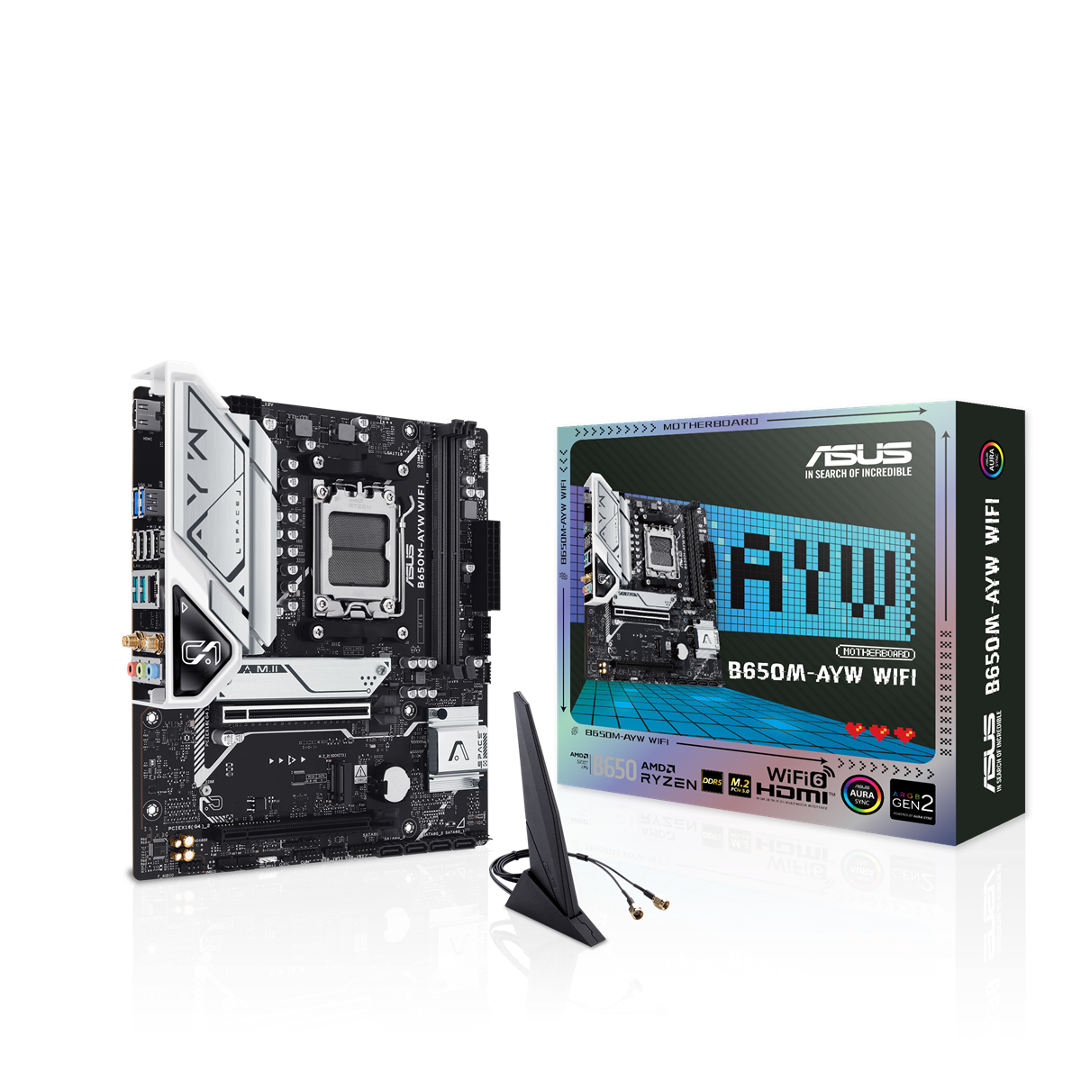 Asus B650M-AYW WIFI AM5 PCIe 5.0 mATX Motherboard