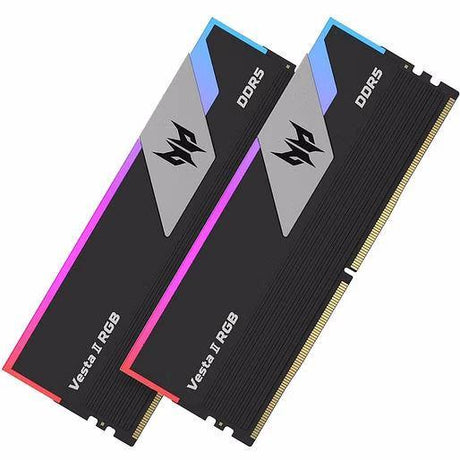 PREDATOR VESTA II 32GB (16GB x 2) 6000Mhz CL34 Black RGB DDR5 Memory by Predator
