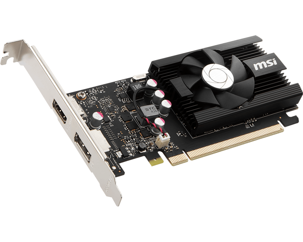 MSI GeForce GT 1030 4GD4 LP OC, 4GB - Electronics > Electronics Accessories > Computer Components > I/O Cards & Adapters > Video Cards & Adapters from MSI