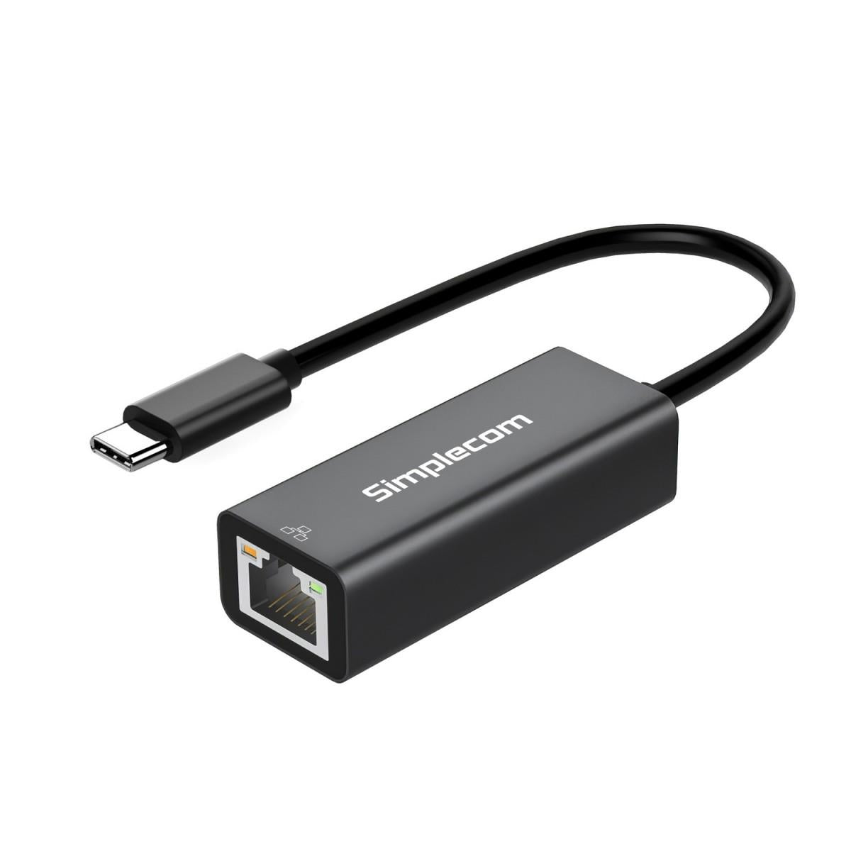 Simplecom NU314 SuperSpeed USB-C to Gigabit Network Adapter