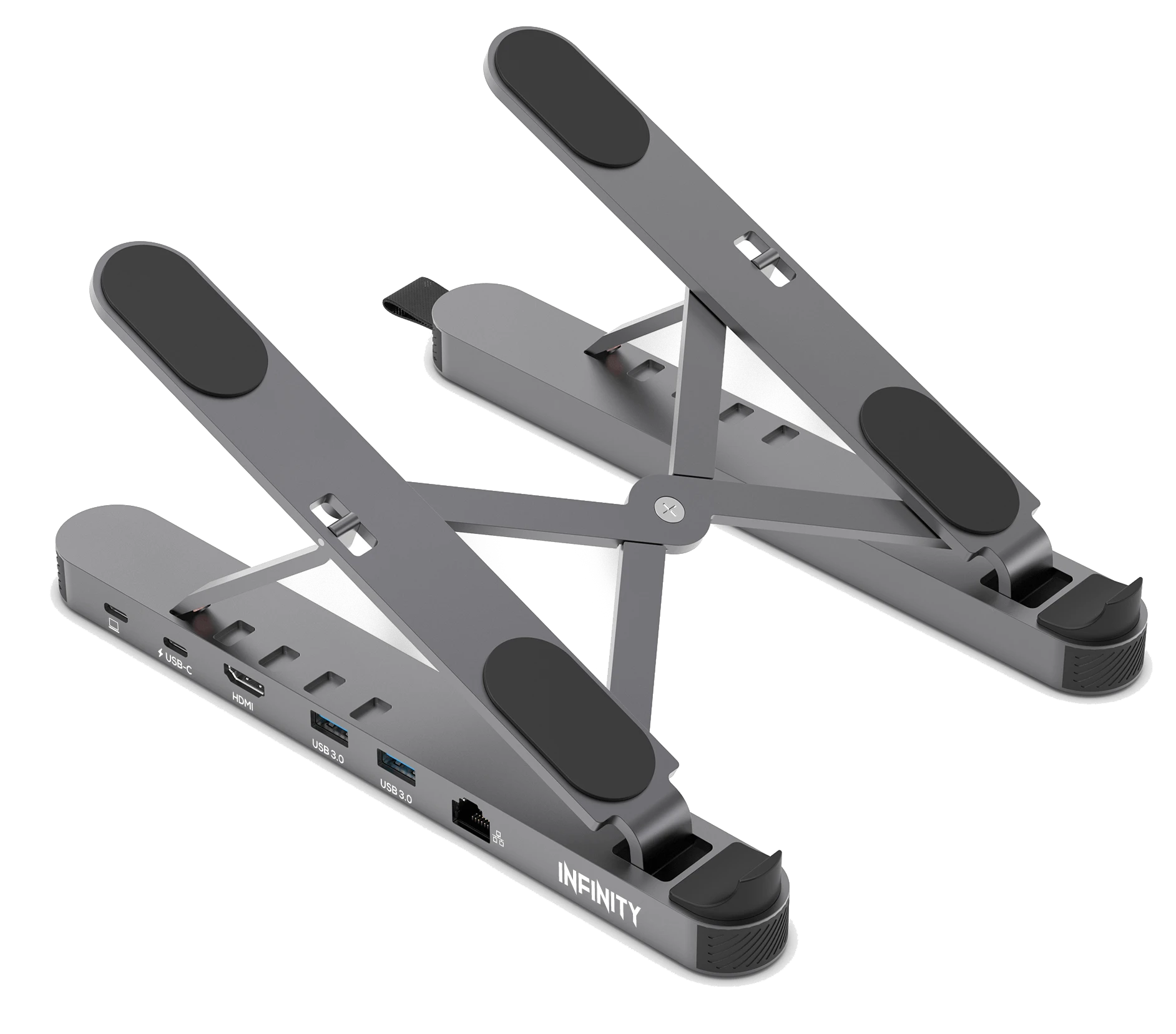 Infinity Laptop Stand with 5 in 1 Dock – IT Warehouse