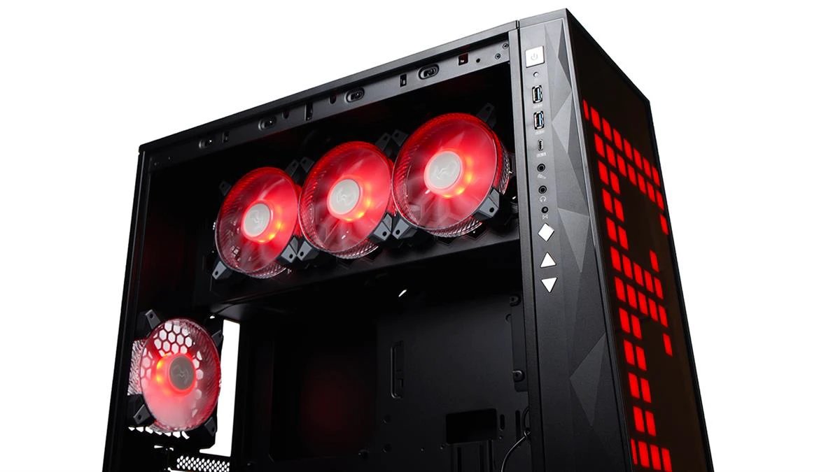 InWin 309 ARGB Tempered Glass Mid-Tower ATX Case-Black by InWin